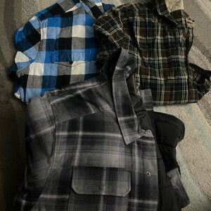 Plaid Flannel Shirt Bundle